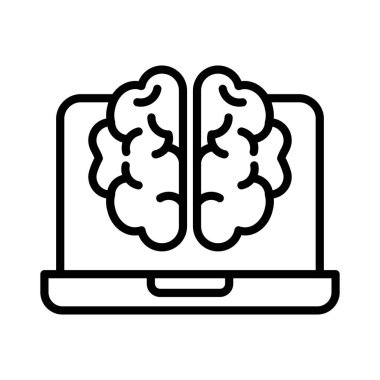 Brain Vector Icon Design