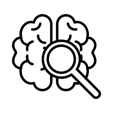 Derin Öğrenme Vektörü Simgesi Tasarımı