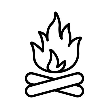 Bonfire Vector Icon Design