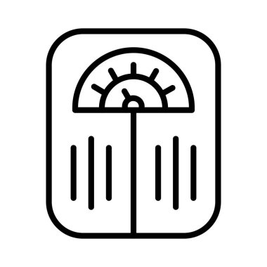 Vücut Boyutu Vektör Simgesi Tasarımı