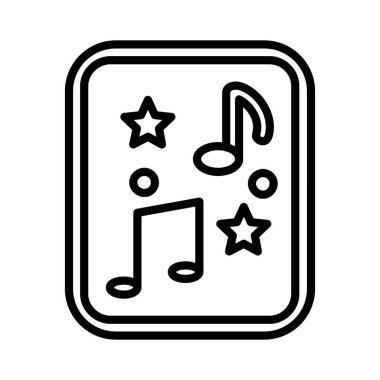 Melody Vektör Simgesi Tasarımı