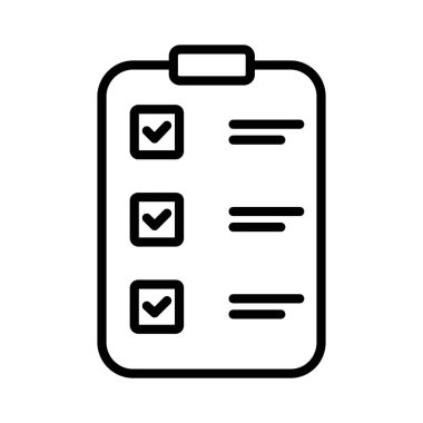 Checklist Vector Icon Design