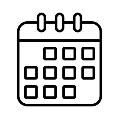 Takvim vektör simgesi tasarım