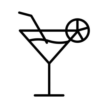Cocktail Vector Icon Design