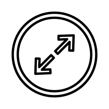 Ok Vektörü Simgesi Tasarımı Büyüt