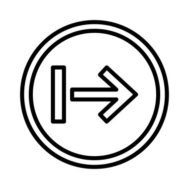 Sağ ok vektör simgesi tasarım