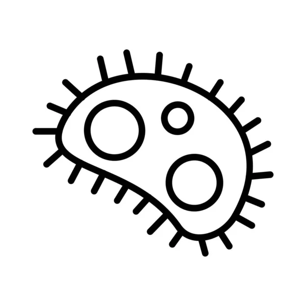 Conception Icône Vectorielle Bactéries — Image vectorielle