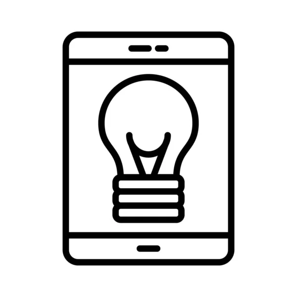 Light Bulb Vector Icon Design — Wektor stockowy
