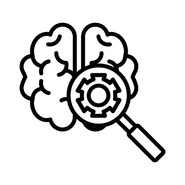 Deep Learning Vector Icon Design – stockvektor