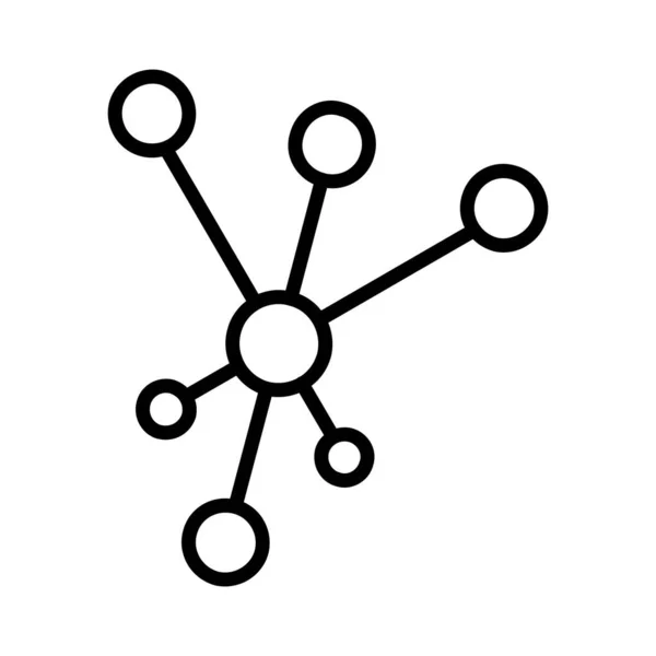 Neuron Vector Icon Design — 스톡 벡터