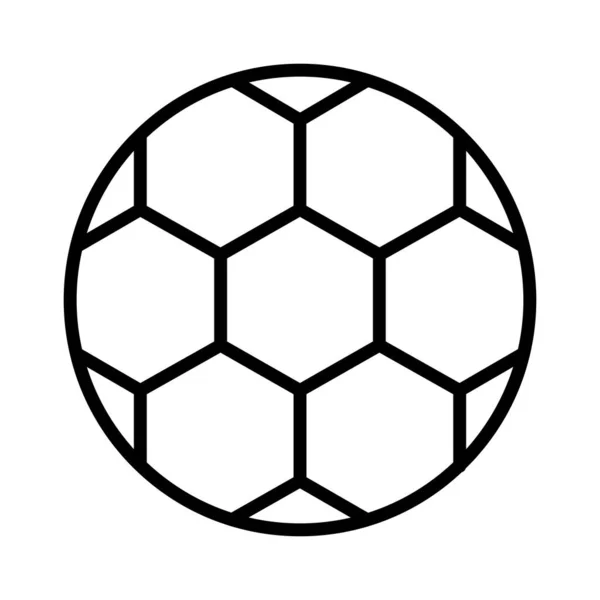 Design Ícone Vetor Futebol — Vetor de Stock