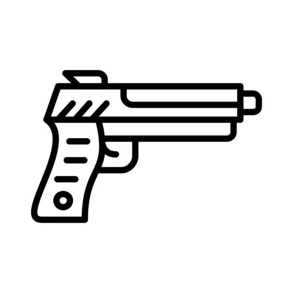 Návrh Ikon Vektoru Zbraní — Stockový vektor