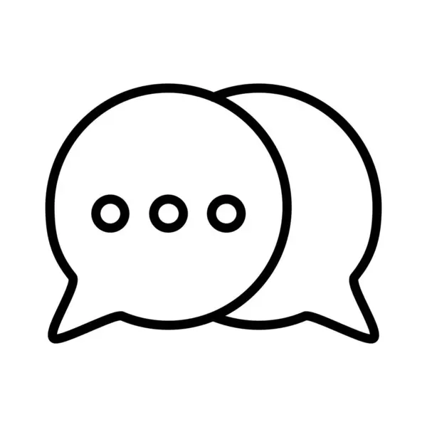 Chat Vector Icon Design — Wektor stockowy