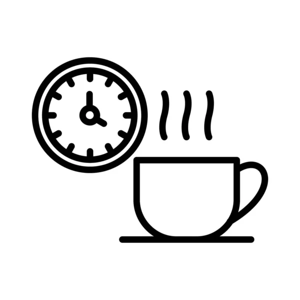 Coffee Break Vector Icon Design — Stockvektor