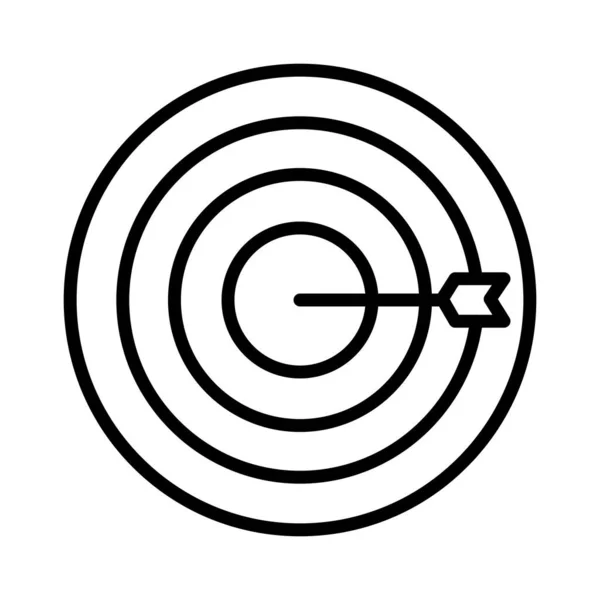 Дизайн Векторної Піктограми Цілі — стоковий вектор