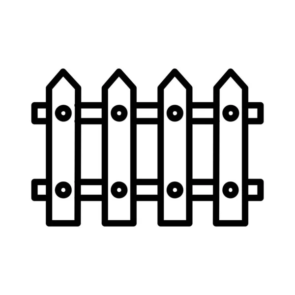 Fence Vector Icon Design — Vector de stock