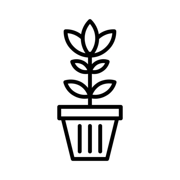 Plant Vector Icon Design — Vetor de Stock