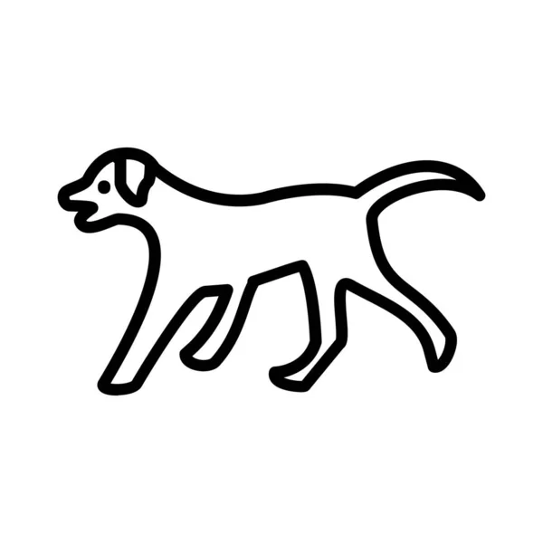 Köpek Vektörü Simgesi Tasarımı — Stok Vektör