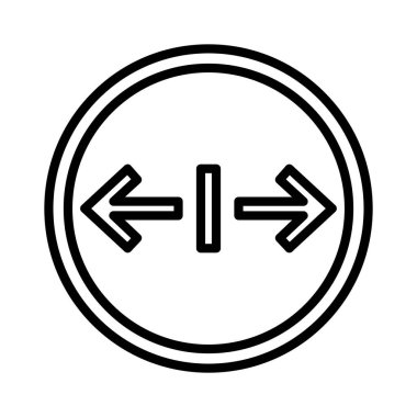 Geniş Ok Vektör Simgesi Tasarımı