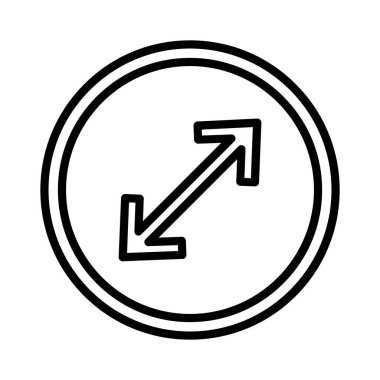 Ok Vektörü Simgesi Tasarımı Büyüt