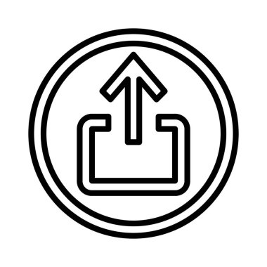 Ok Vektörü Simgesi Tasarımı Yükle