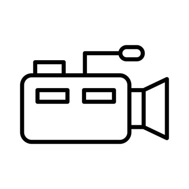 Video Camera Vector Icon Design