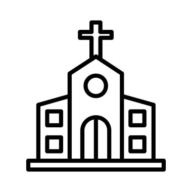 Kilise vektör simgesi tasarım