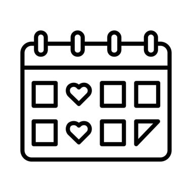 Takvim vektör simgesi tasarım