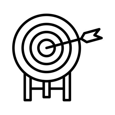 Hedef vektör simgesi tasarım