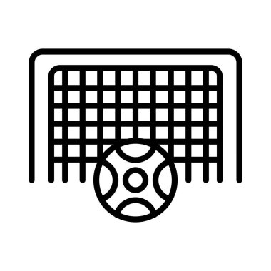 Futbol Net Vektör Simgesi Tasarımı