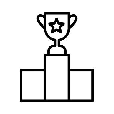 Podium Vector Icon Design