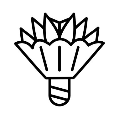 Çiçek Vektörü Simgesi Tasarımı Buketi