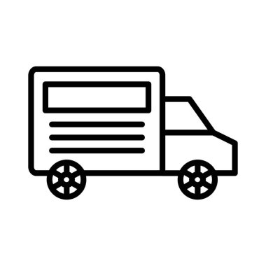 Truck Vector Icon Design