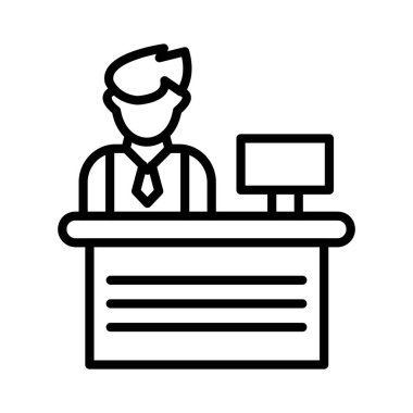 Lobi Vektörü Simgesi Tasarımı