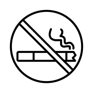 No Smoking Vector Icon Design