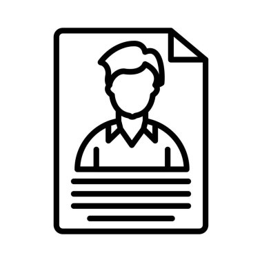 Candidate Vector Icon Design