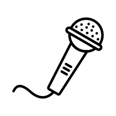 Mikrofon vektör simgesi tasarım