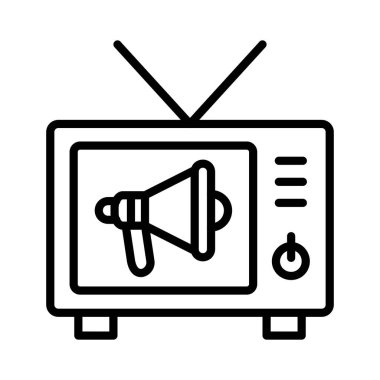 Propaganda Vektör Simgesi Tasarımı