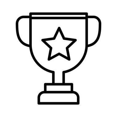 Trophy Vector Icon Design