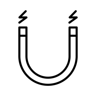 Mıknatıs vektör simgesi tasarım