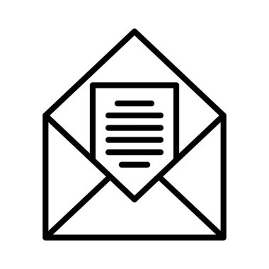 E-posta vektör simgesi tasarım