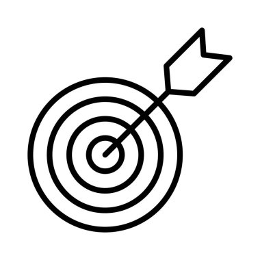 Hedef vektör simgesi tasarım