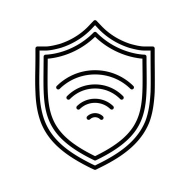 Vpn Vektör Simgesi Tasarımı