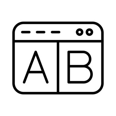 Ab Testing Vector Icon Design