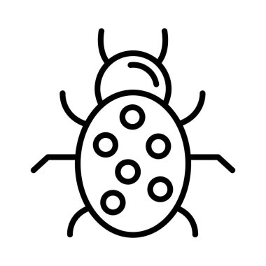 Bug Vector Icon Design