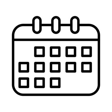 Takvim vektör simgesi tasarım