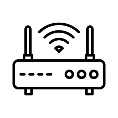 Router Vector Icon Design