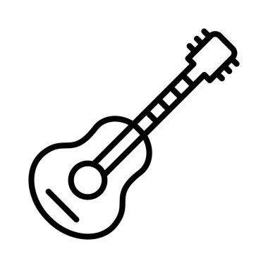 Guitar Vector Icon Design