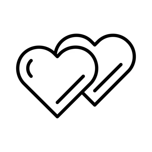 Corazón Vector Icono Diseño — Archivo Imágenes Vectoriales