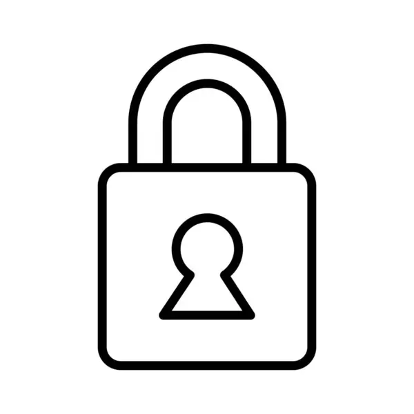 Lock Vector Icon Design — Vector de stock